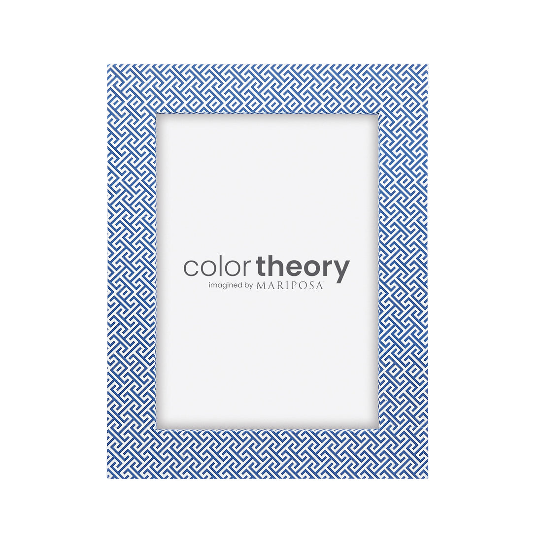 Double Sided Fretwork and Denim Blue 5x7 Frame