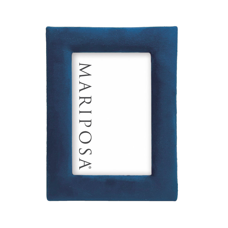 Lola Indigo Velvet 4x6 Frame