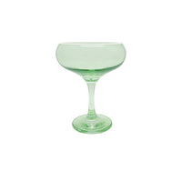 Fine Line Light Green with White Rim Coupe Set of 4