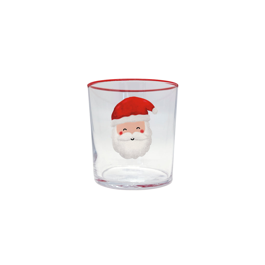 Santa Suite of 4 Double Old Fashion Glasses