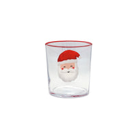 Santa Suite of 4 Double Old Fashion Glasses
