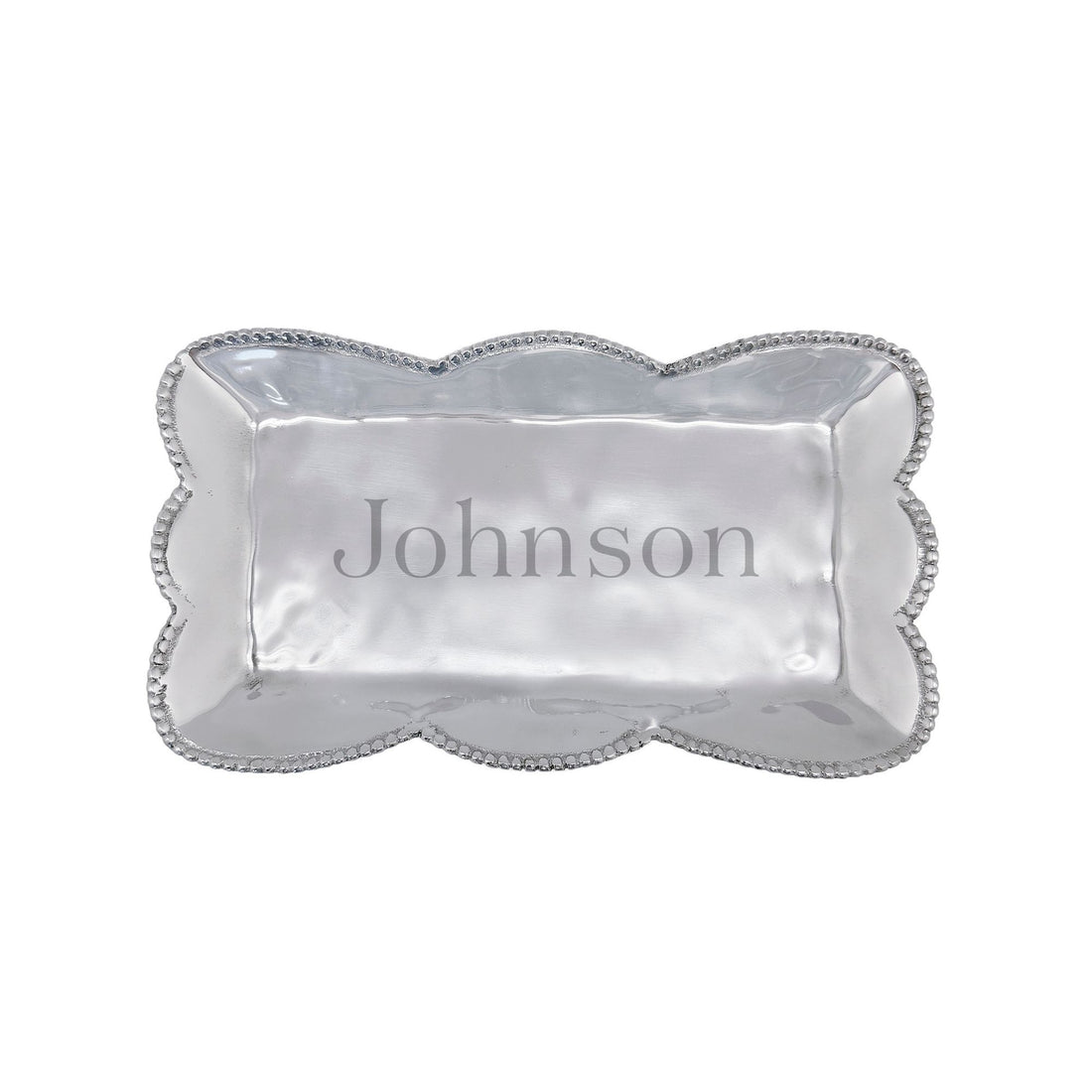 Sueno Small Plate Engraved Sample