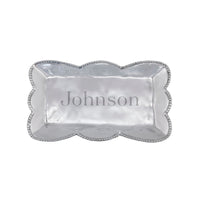 Sueno Small Plate Engraved Sample