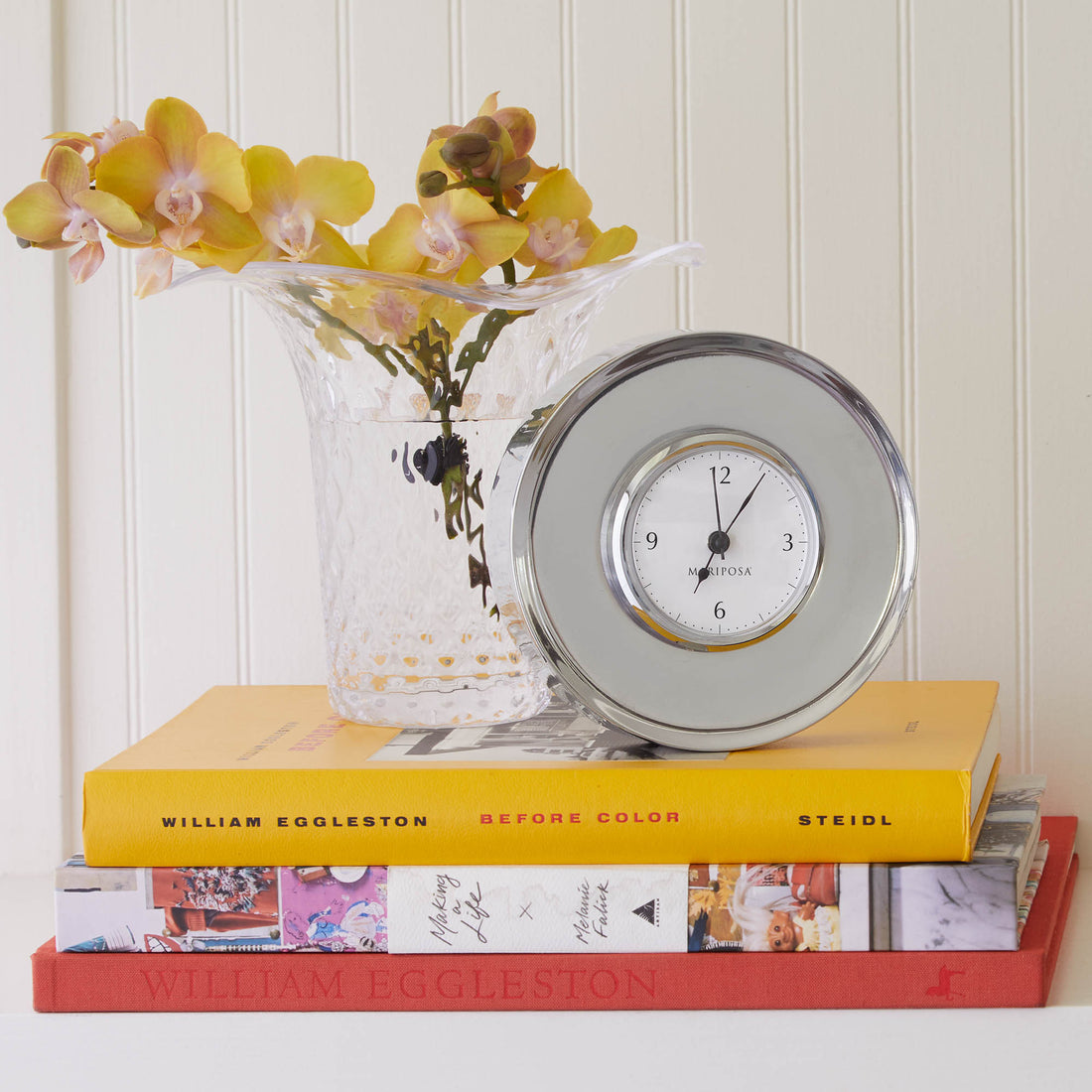 Signature Engravable Round Clock