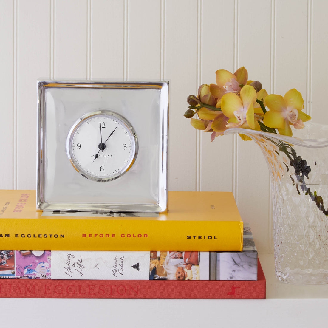 Signature Engravable Square Clock