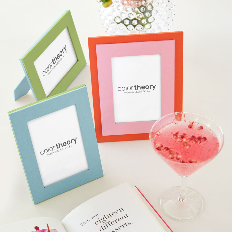 Tiered Tangerine and Pink 5x7 Frame