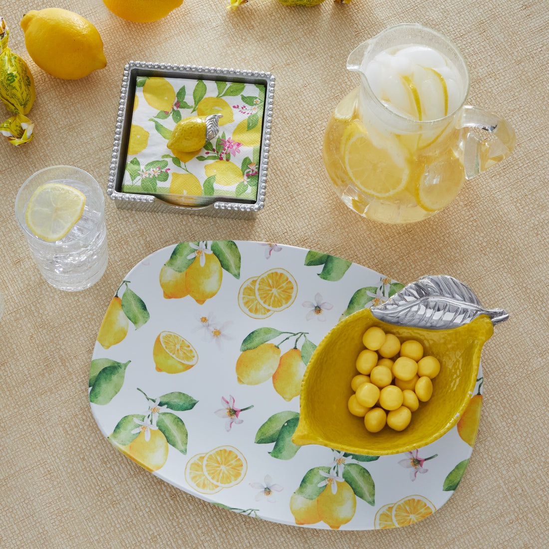 Lemons and Blossoms Platter