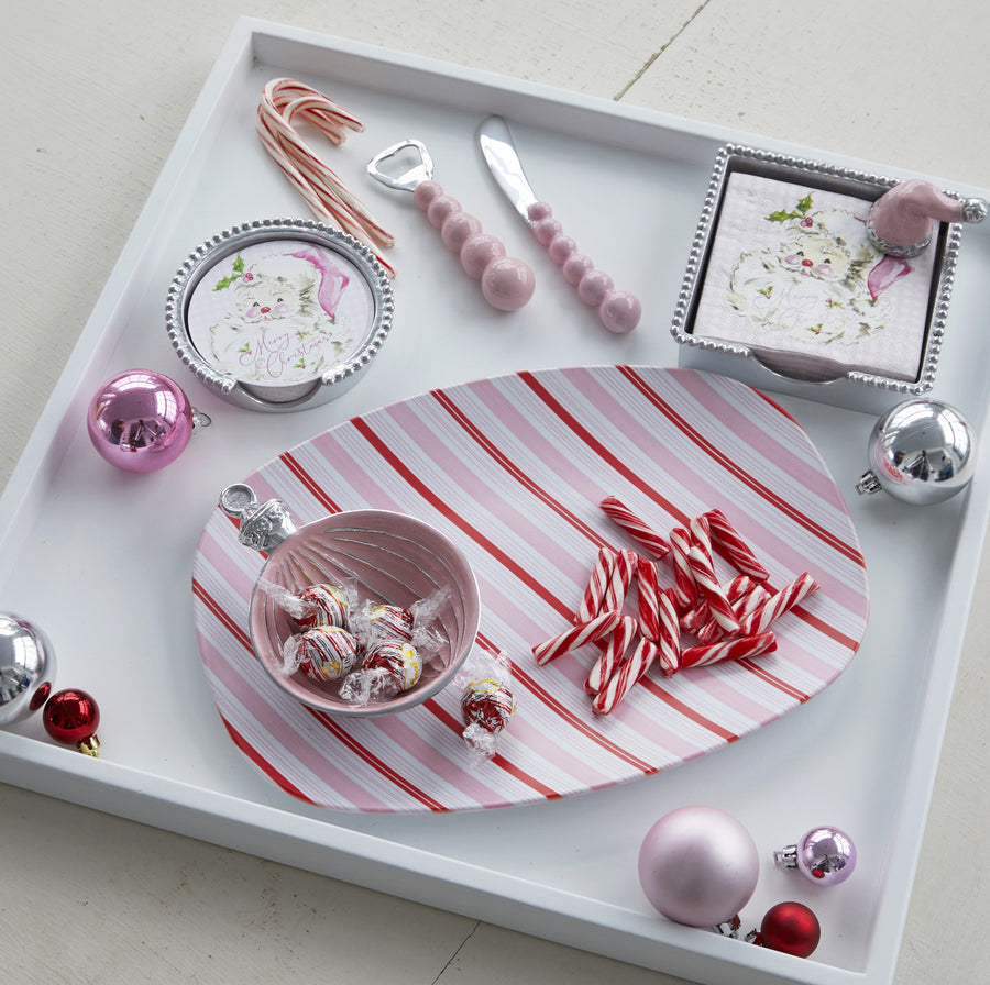 Peppermint Stripes Platter