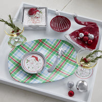 Christmas Tartan Plaid Platter