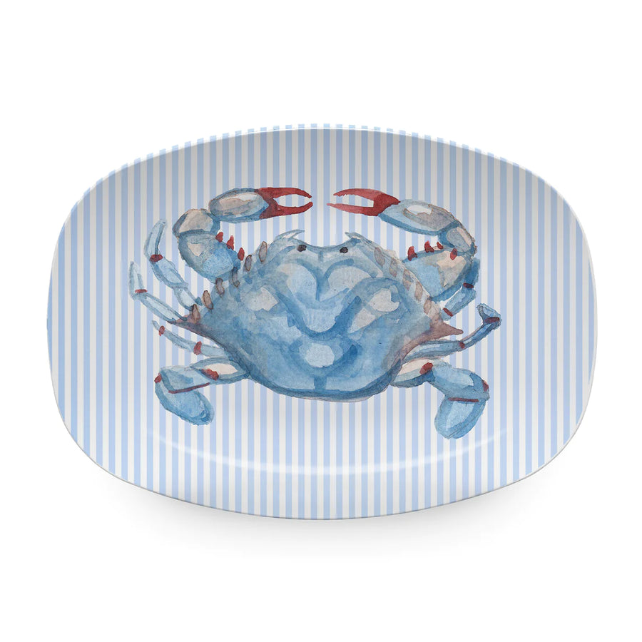Blue Crabby Platter