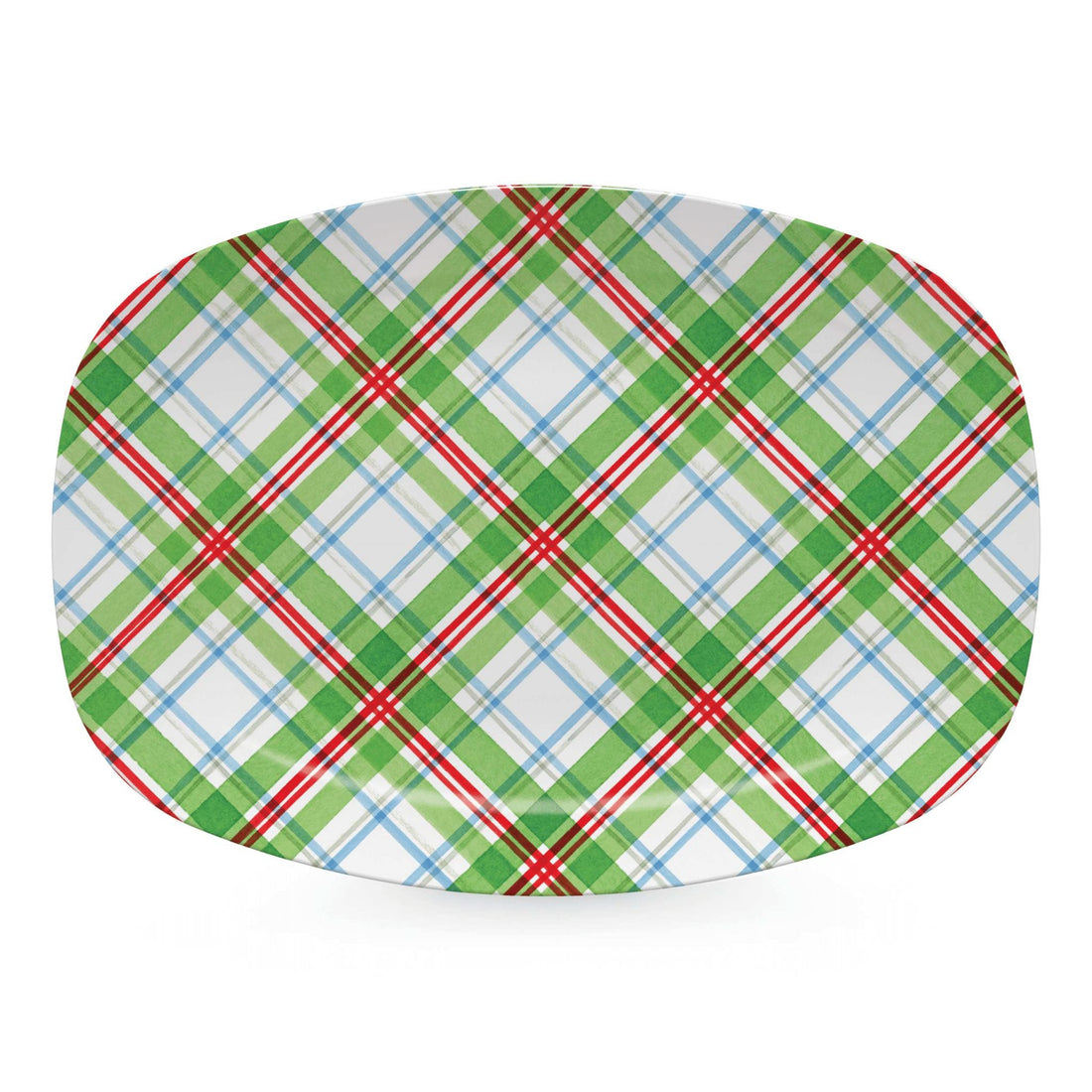 Christmas Tartan Plaid Platter