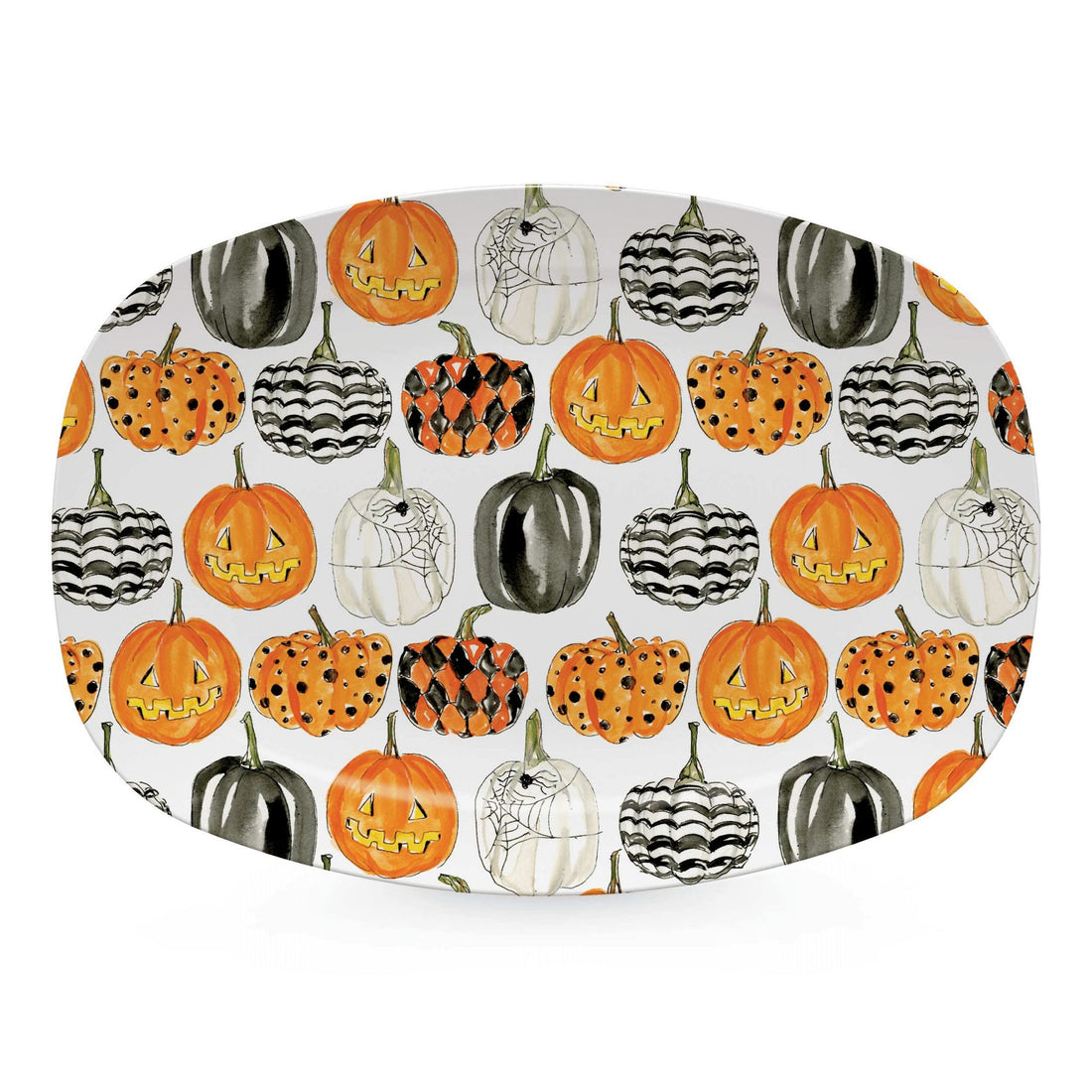 Pumpkin Pattern Platter