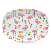 Flamingos and Pineapples Platter