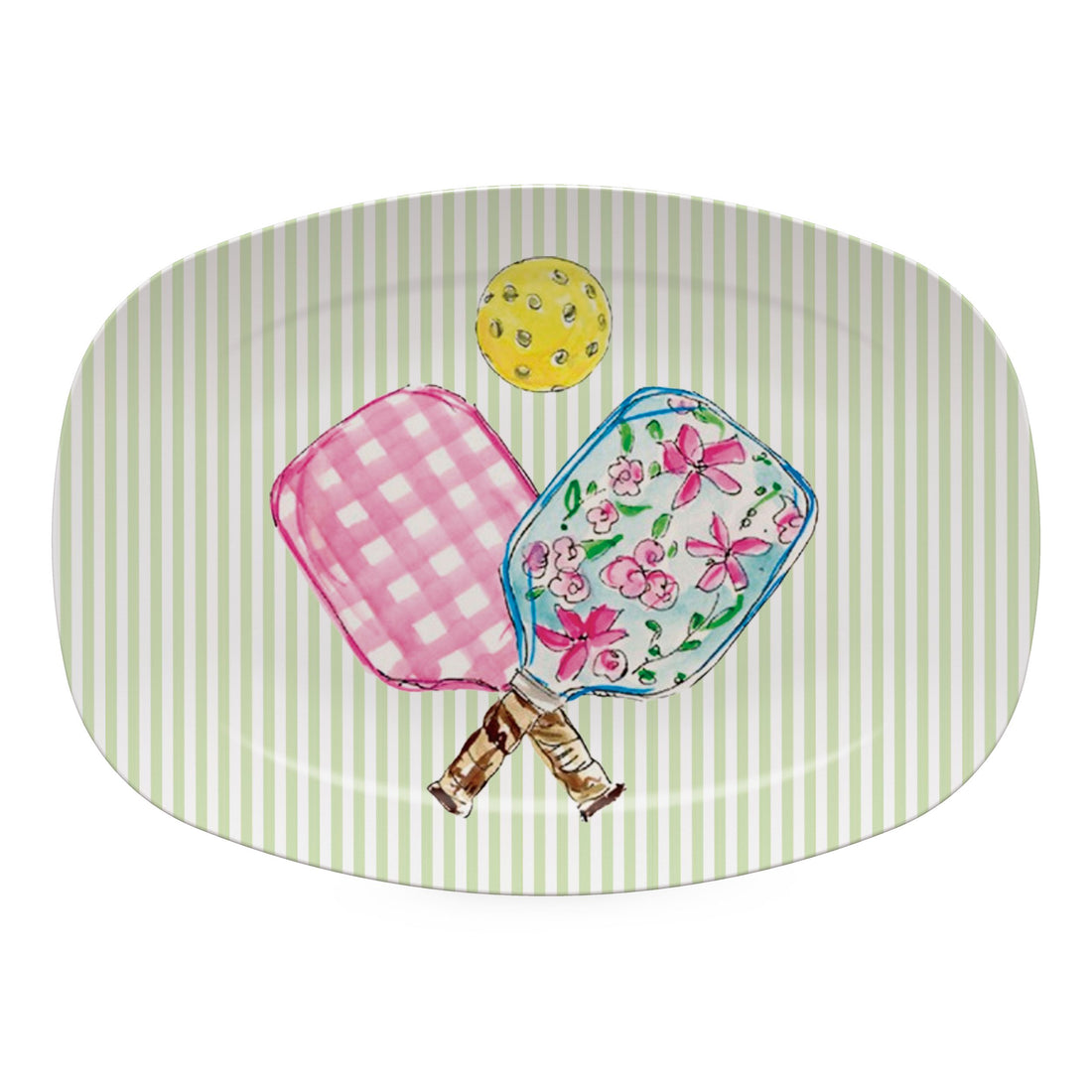 Pickleball Double Paddle Platter