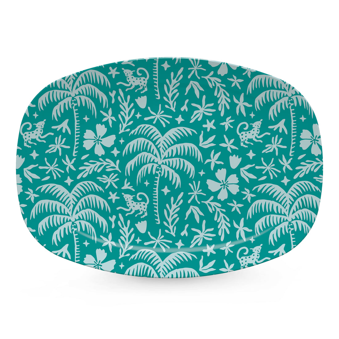 Jungle Teal Platter