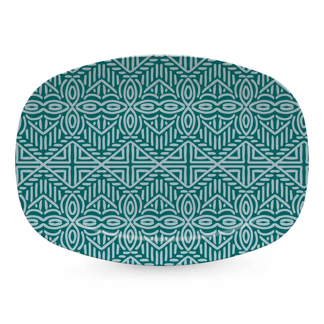 Tangiers Teal Platter