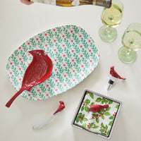 Red Cardinal Nut Dish