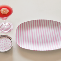 Pink Dotty and Stripe Coaster Refill Pack of 40