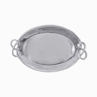 Rope Oval Serving Tray | Mariposa Serving Trays and More
