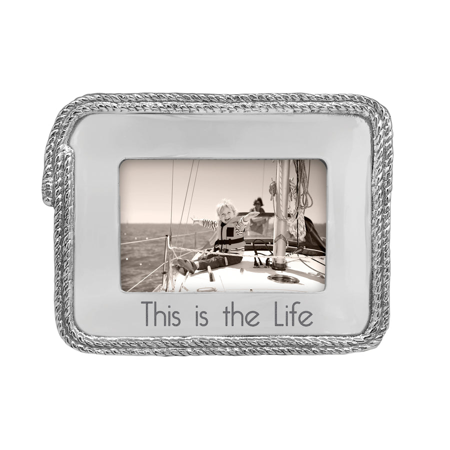 THIS IS THE LIFE Rope 4x6 Frame
