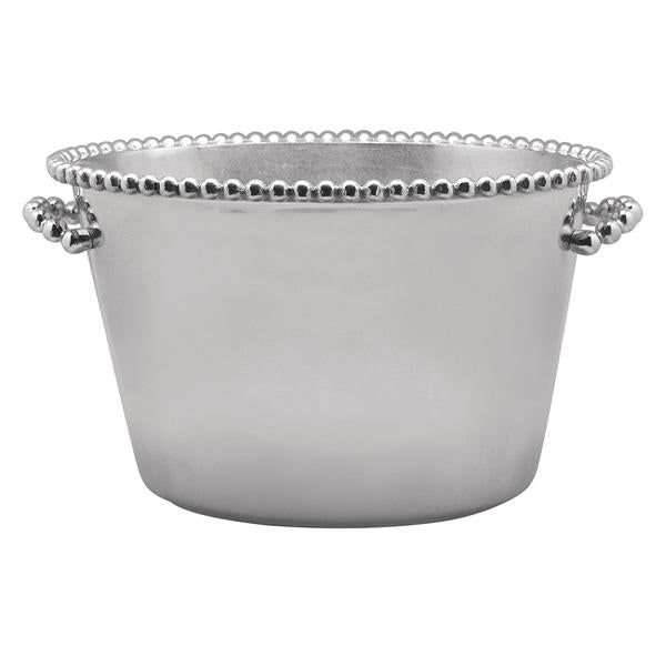 Pearled Medium Ice Bucket | Mariposa Barware