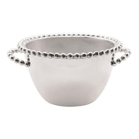 Pearled Oval Small Ice Bucket | Mariposa Barware