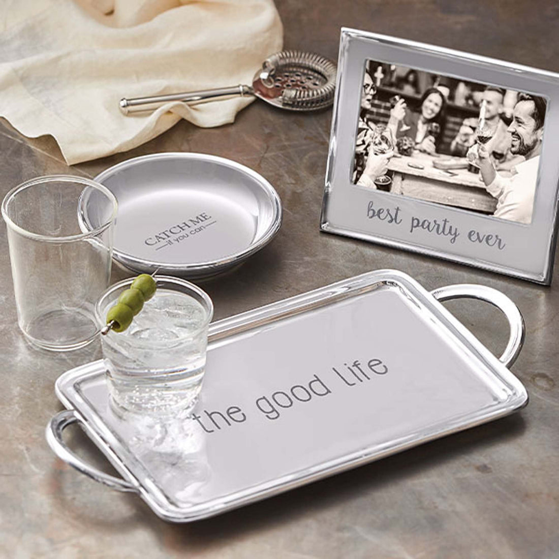 Signature Handled Tray-Serving Trays and More-|-Mariposa