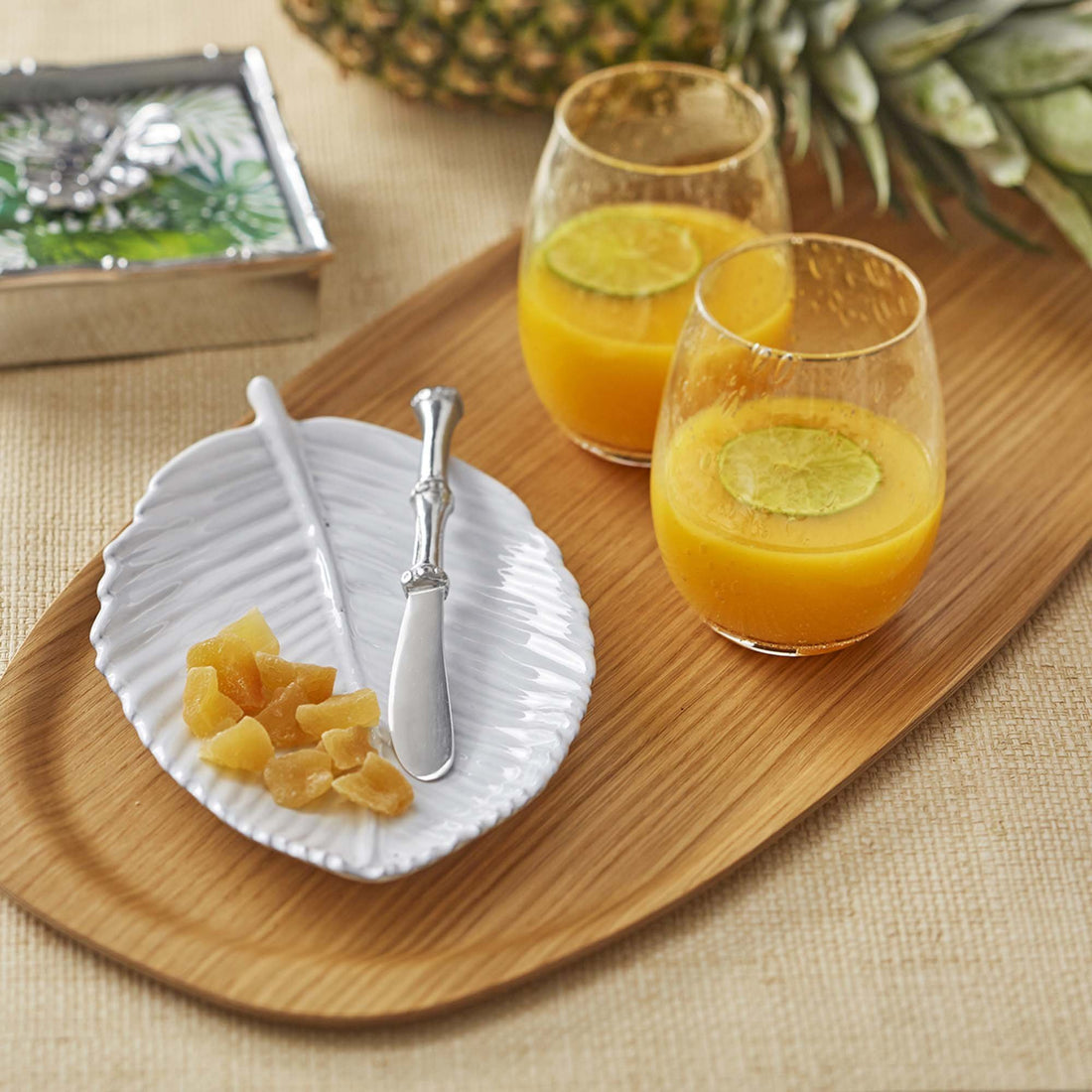 Oak Viventium Oval Tray-Serving Trays and More-|-Mariposa