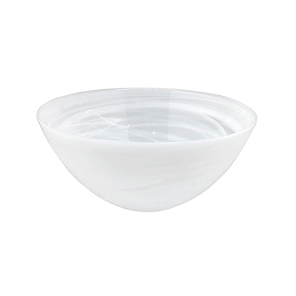 White Alabaster Medium Bowl