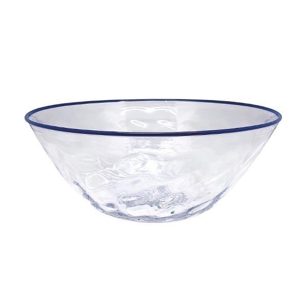 Urchin Texture Large Bowl, Cobalt Rim | Mariposa Bowls