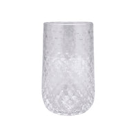 Clear Pineapple Texture Iced Tea Glass