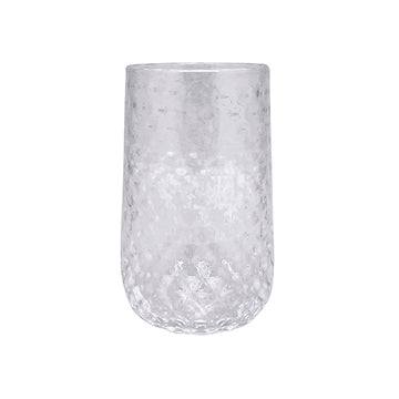 Clear Pineapple Texture Iced Tea Glass
