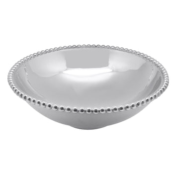 Pearled Large Serving Bowl-Bowls | Mariposa