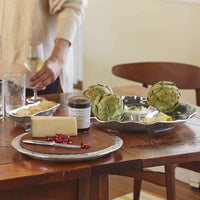 Shimmer Round Chip and Dip-Serving Trays and More-|-Mariposa