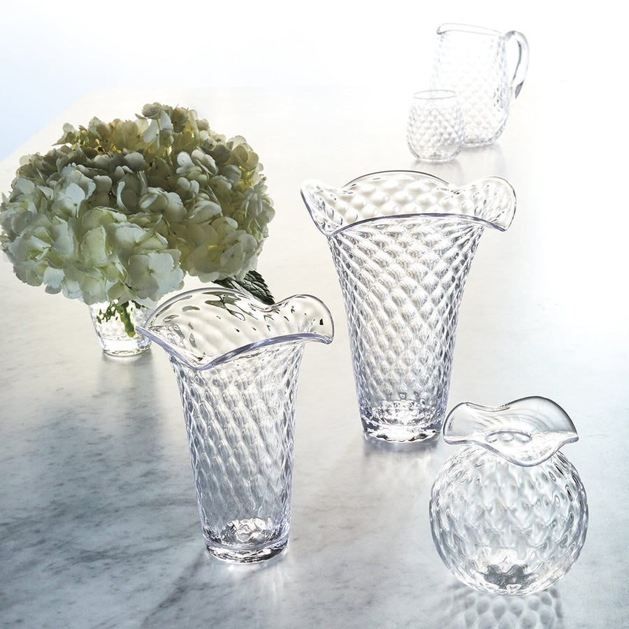 Medium Flutter Vase-Vases | Mariposa