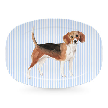 Best Friends Beagle Platter- | Mariposa