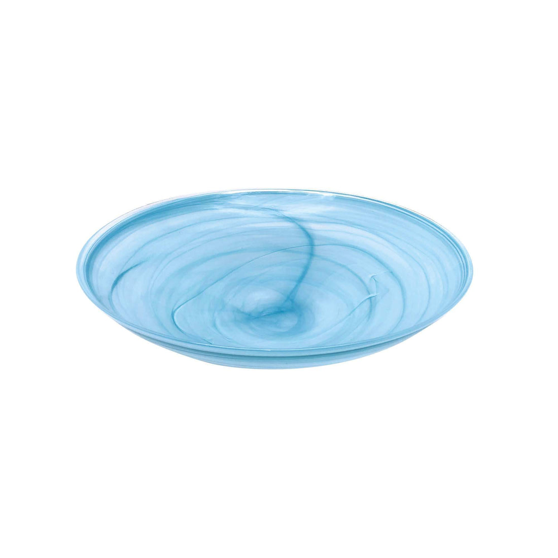 Aqua Alabaster Serving Bowl-Bowls-|-Mariposa