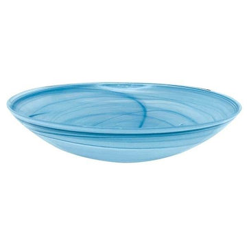 Aqua Alabaster Serving Bowl | Mariposa Bowls