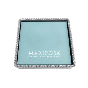 Beaded Napkin Box | Mariposa Napkin Boxes and Weights
