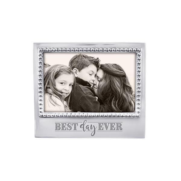 BEST DAY EVER Beaded 4x6 Frame | Mariposa Photo Frames