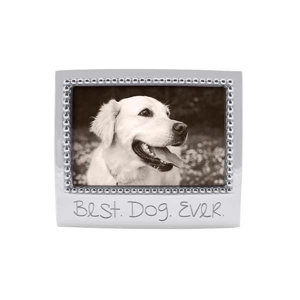 BEST DOG EVER Beaded 4x6 Frame | Mariposa Photo Frames