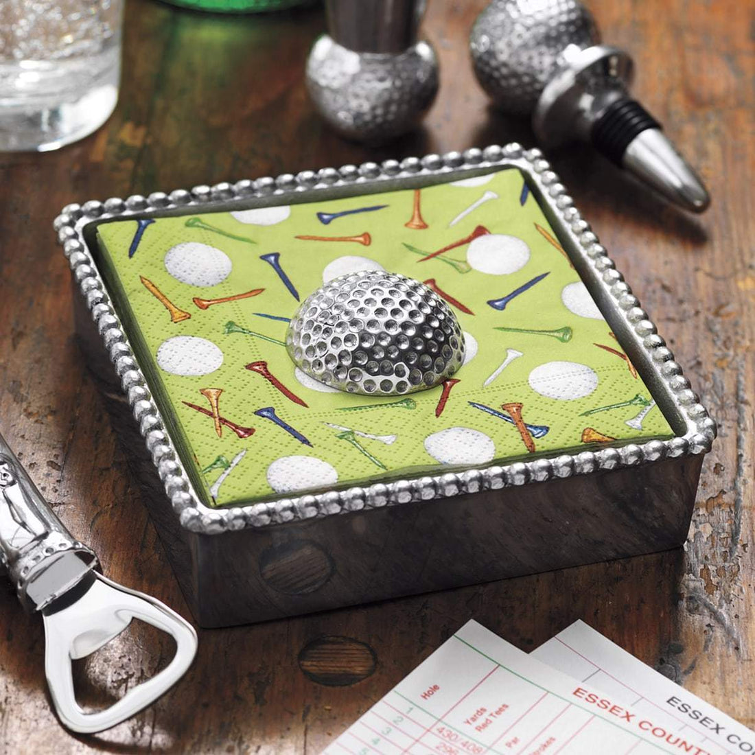 Golf Ball Napkin Weight-Napkin Boxes and Weights-|-Mariposa