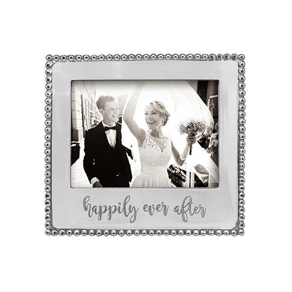 HAPPILY EVER AFTER Beaded 5x7 Frame | Mariposa Photo Frames