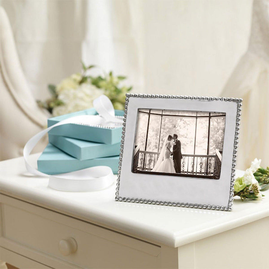 HAPPY ANNIVERSARY Beaded 5x7 Frame-Photo Frames-|-Mariposa