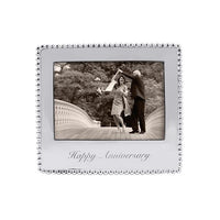 HAPPY ANNIVERSARY Beaded 5x7 Frame | Mariposa Photo Frames