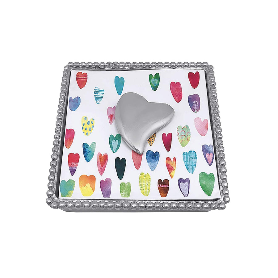 Heart Napkin Weight-Napkin Boxes and Weights-|-Mariposa