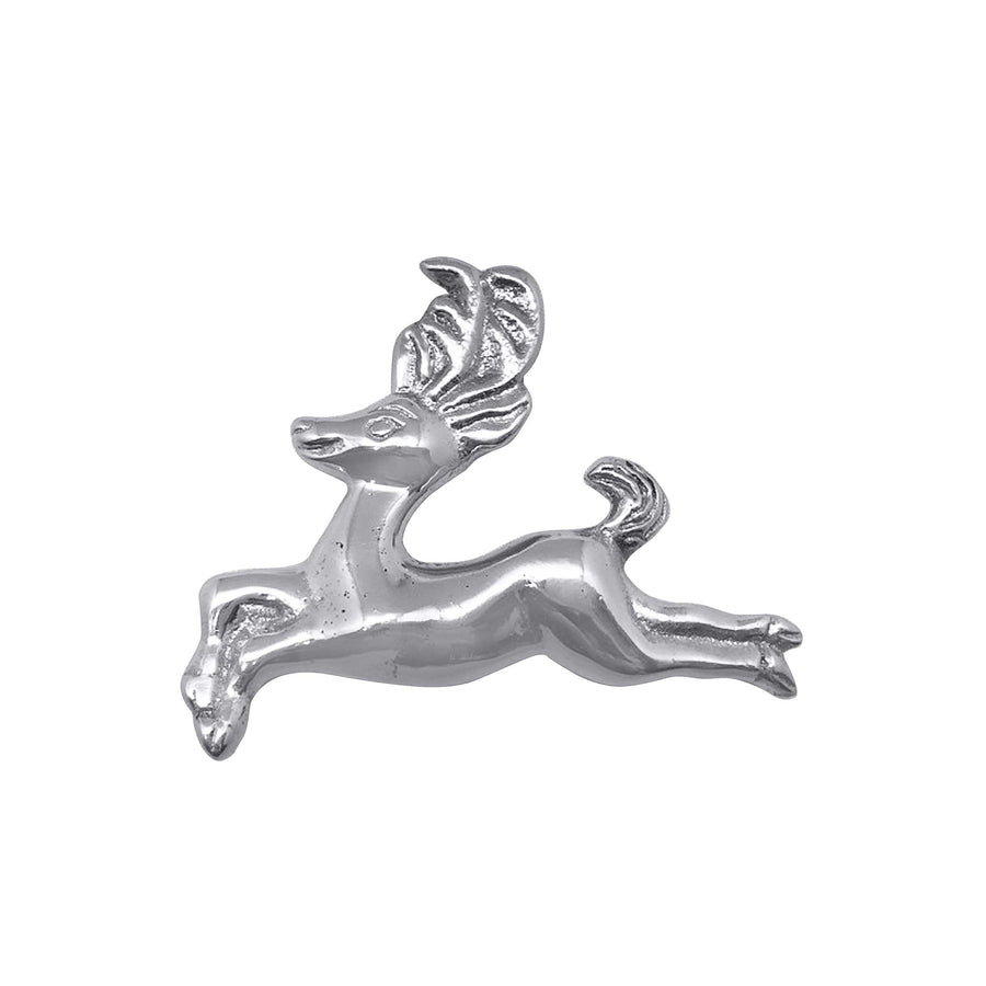 Leaping Reindeer Beaded Napkin Box-Napkin Holders | Mariposa