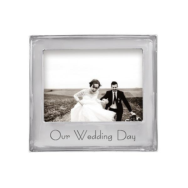OUR WEDDING DAY Signature 5x7 Frame | Mariposa Photo Frames