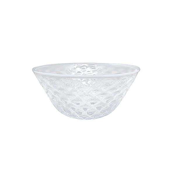 Pineapple Texture Small Bowl, White Rim | Mariposa Bowls