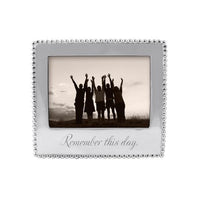 REMEMBER THIS DAY Beaded 5x7 Frame | Mariposa Photo Frames